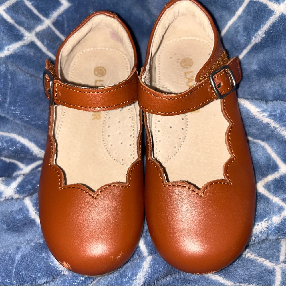 L’Amour Brown Kids Shoes